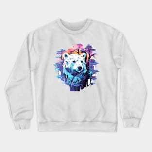 Polar Bear Animal World Predator Wild Nature Wilderness Crewneck Sweatshirt